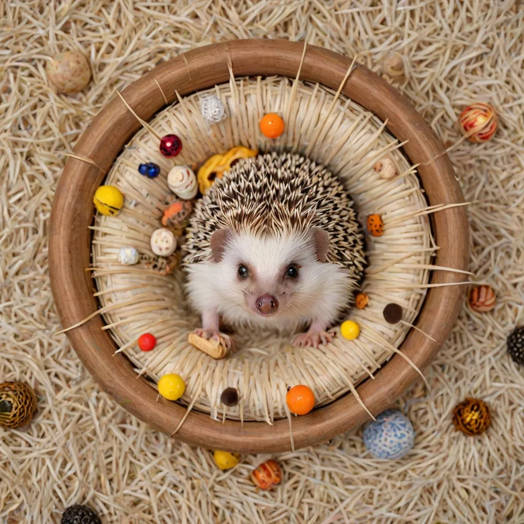 Oryginalne zwierzęta domowe jeż pigmejski